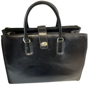 Franklin Covey Briefcase Black Laptop IPad vegan